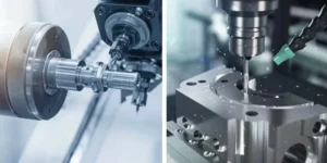 تفاوت بین تراشکاری و فرزکاری CNC