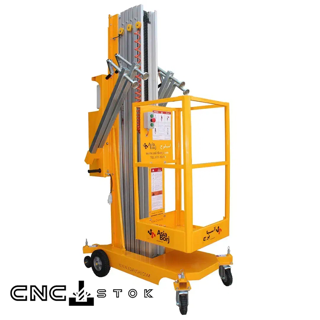  بالابر تک نفره ۱۰ متری متحرک: راه‌حلی ایمن و اقتصادی برای جا به جایی