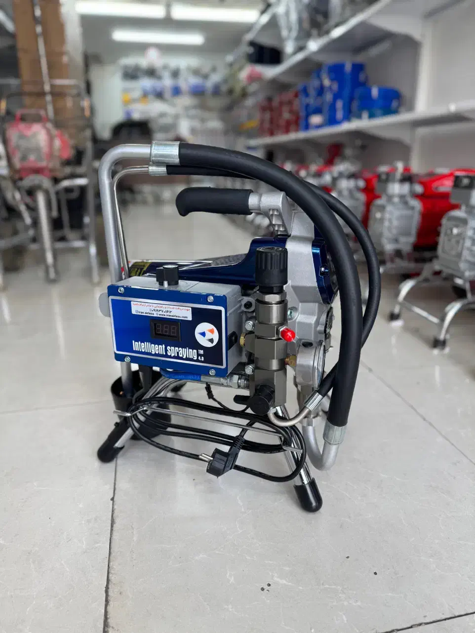 رنگپاش ایرلس B&K 400: قدرت و قابلیت‌هایی بی‌نظیر برای رنگ‌پاشی حرفه‌ای